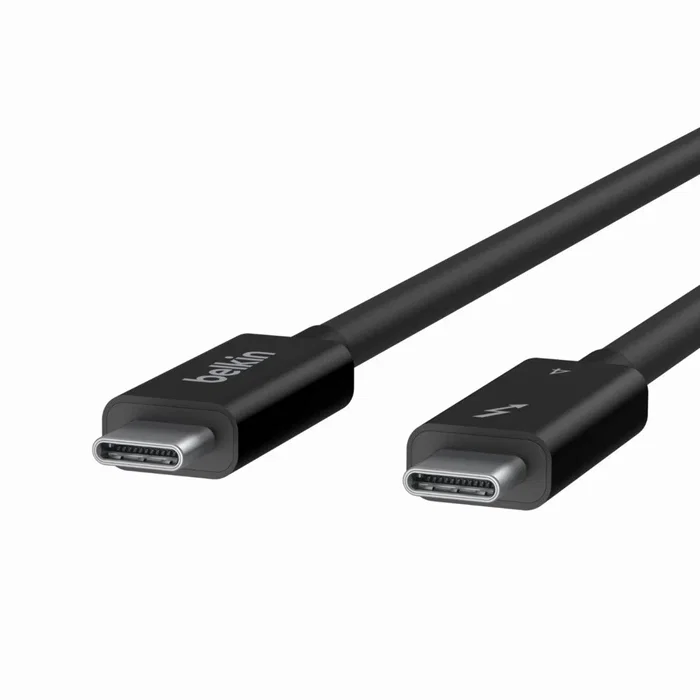 Belkin INZ002bt2MBK Cable USB-C Thunderbolt 4 Activo 2m 40 Gbit/s 100W Negro