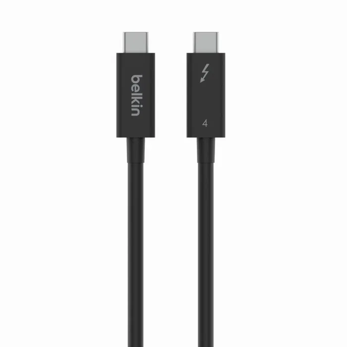 Belkin INZ002bt2MBK Cable USB-C Thunderbolt 4 Activo 2m 40 Gbit/s 100W Negro