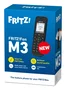 AVM FRITZ!Fon M3 International - Teléfono DECT inalámbrico de escritorio con contestador automático, altavoz, 1000 entradas, identificador de llamadas y pantalla 1.8" - Negro