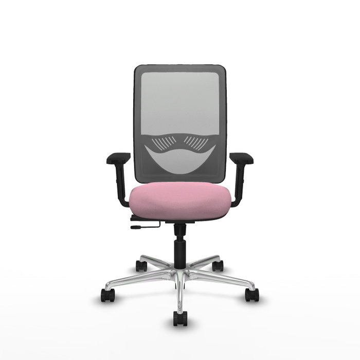 PIQUERAS Y CRESPO Silla de oficina Zulema con mecanismo Sincro/Traslack, Rosa y Gris PIQUERAS Y CRESPO Silla de oficina Zulema con mecanismo Sincro/Traslack, Rosa y Gris