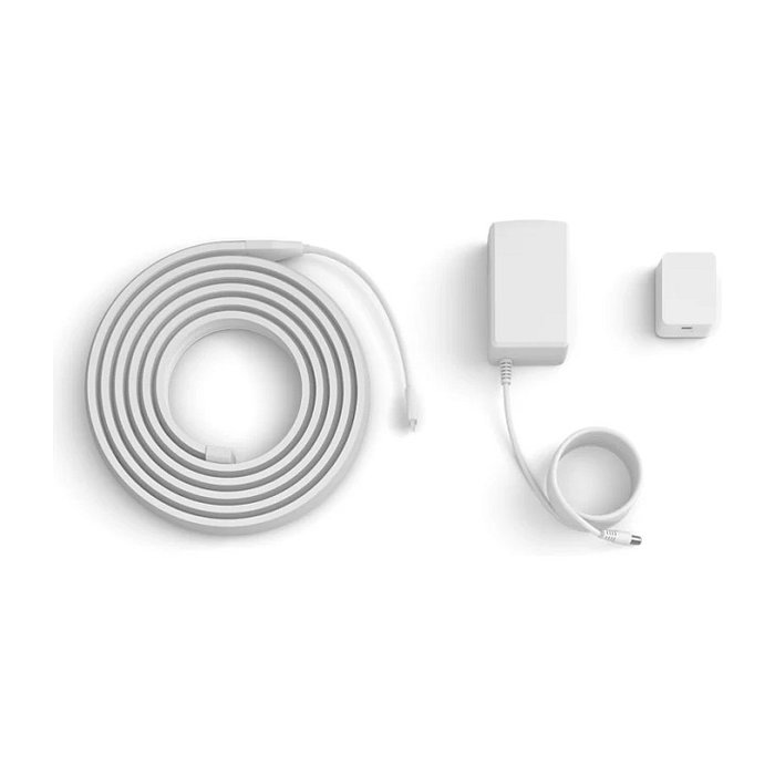 Philips Hue OmniGlow Tira de Luces Gradient, 5m, Bluetooth/Zigbee, Cambia de Color, 4500 lm, Compatible con Alexa, Google Assistant y Apple HomeKit