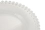 DKD Home Decor Plato de Cristal Transparente 21,5x21,5x2,2 cm