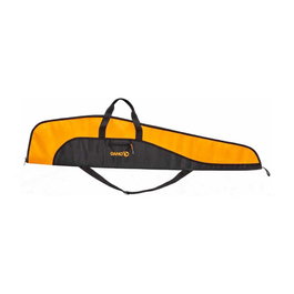 Gamo Funda para Carabina con Visor, Acolchada con Correa y Bolsillo, Color Negro/Naranja, 120 cm