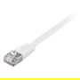EQUIP 607617 Cable de Red Patchkabel Cat6A U/FTP (STP) 0.5m Blanco Plano LSZH, 2xRJ45, para 10GBase-T/10Gb Ethernet