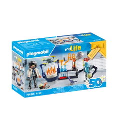PLAYMOBIL Investigador con robots 71450
