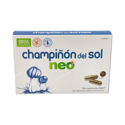 NEO Champiñón Del Sol 60 Cápsulas | Ayuda al Sistema Inmune con Vitamina C