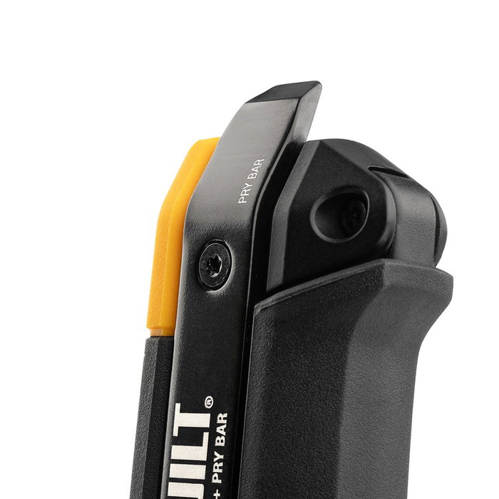 Toughbuilt Cúter Angulado Autocarga con Barra de Palanca, Botón Liberación Rápida, Almacén 20 Cuchillas Incluye 5, Cuchillas Trapezoidales Estándar