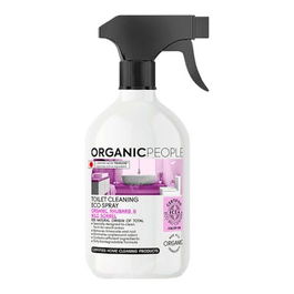 ORGANIC PEOPLE Limpiador WC Rhubarb-Wild Sorrel Spray 500Ml Eco Certificado ICEA Combate la Cal