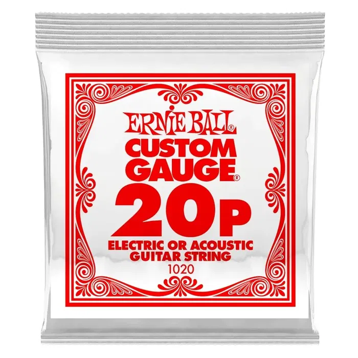 Ernie Ball Cuerda Eléctrica Slinky Plana 020 (Set de 6) (Set de 6)