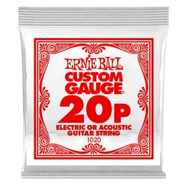 Ernie Ball Cuerda Eléctrica Slinky Plana 020 (Set de 6) (Set de 6)