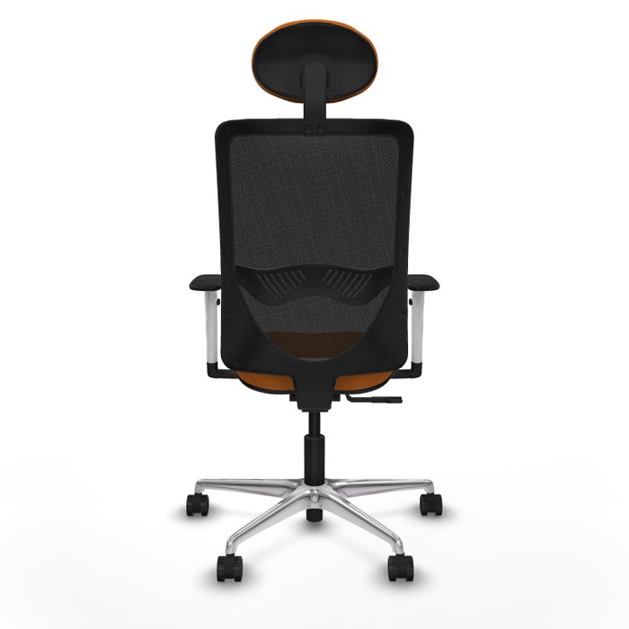 PIQUERAS Y CRESPO Silla de oficina Zulema con mecanismo Sincro, Naranja y Negro PIQUERAS Y CRESPO Silla de oficina Zulema con mecanismo Sincro, Naranja y Negro