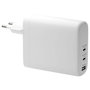 Dbramante1928 Adaptador de Corriente 140W con 3 Conectores USB-C y USB Blanco EU