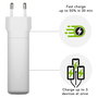 Dbramante1928 Adaptador de Corriente 140W con 3 Conectores USB-C y USB Blanco EU