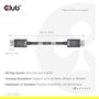 Club 3D Cable DisplayPort 2.1 DP80 Certificado 10K/8K/4K Macho a Macho 1.6m