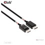 Club 3D CAC-1092 Cable DisplayPort 2.1 DP80 1,6 m Negro