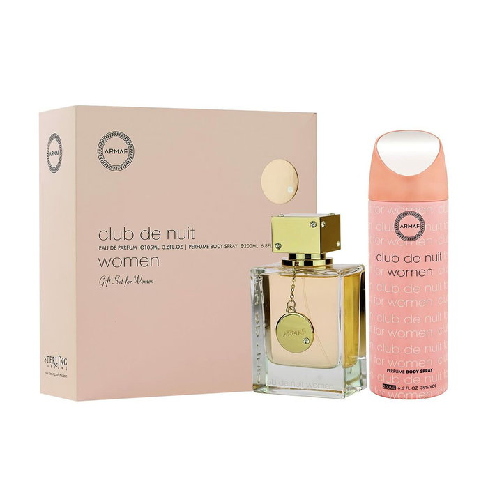 Armaf Club De Nuit Woman Gift Set con Eau de Parfum de 105 ml y Body Spray de 200 ml Armaf Club De Nuit Woman Gift Set con Eau de Parfum de 105 ml y Body Spray de 200 ml