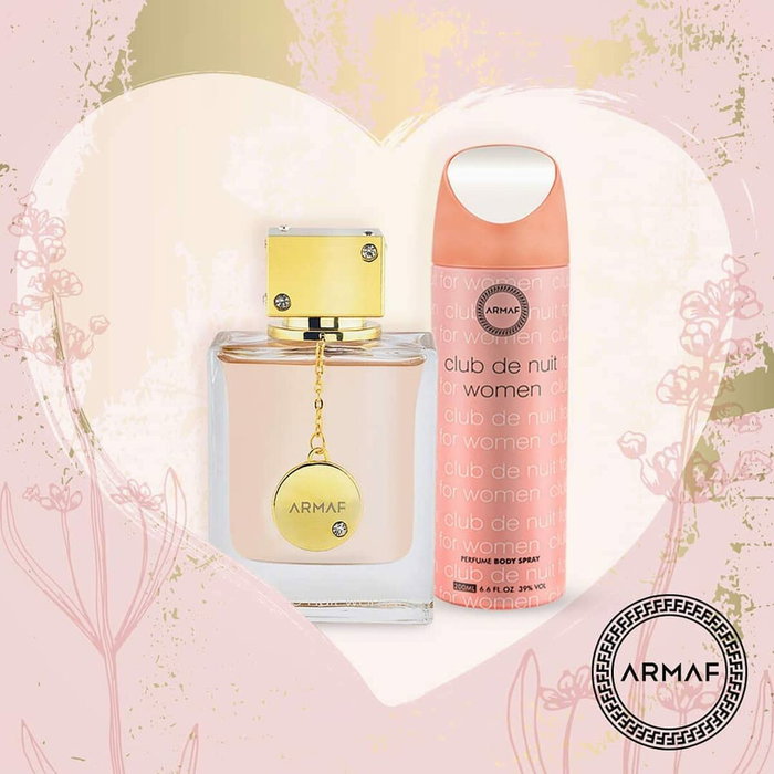 Armaf Club De Nuit Woman Gift Set con Eau de Parfum de 105 ml y Body Spray de 200 ml Armaf Club De Nuit Woman Gift Set con Eau de Parfum de 105 ml y Body Spray de 200 ml