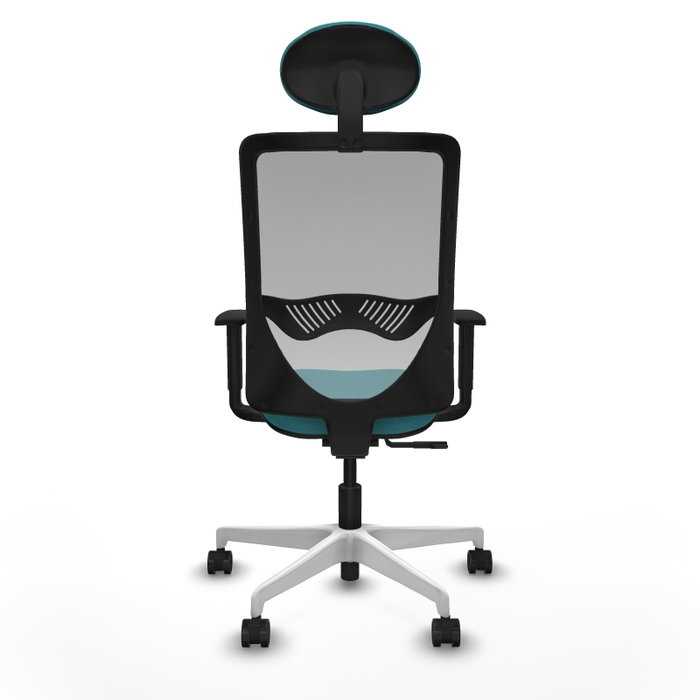 PIQUERAS Y CRESPO Silla de oficina Zulema con mecanismo Sincro, Turquesa y Gris PIQUERAS Y CRESPO Silla de oficina Zulema con mecanismo Sincro, Turquesa y Gris