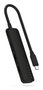 Satechi USB-C Slim Multi-Port Hub 4 en 1 Adapter, Schwarz, ST-P4SK