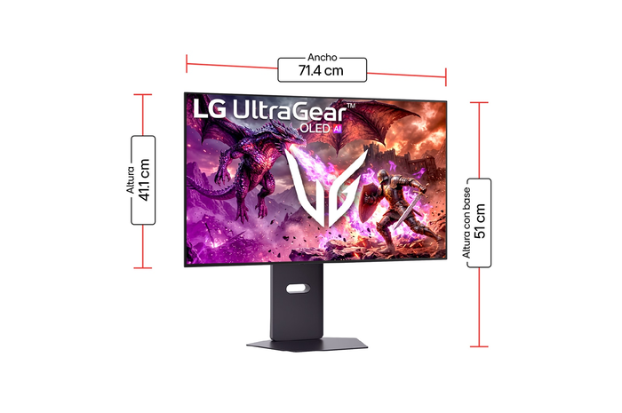 LG UltraGear OLED 32GX870B-B 32 pulg. 4K UHD 240 Hz LG UltraGear OLED 32GX870B-B 32 pulg. 4K UHD 240 Hz