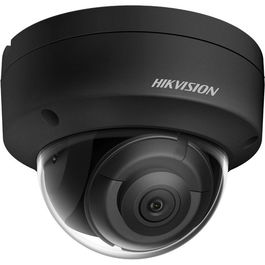 Hikvision Cámara IP Minidomo 4M AcuSense 2.8mm Antivandálico IR30 WDR H.265+ IK10 IP67 12V/PoE Audio Alarma Negro
