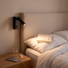 Halo Aplique de pared para lectura 3W Orientable Chip CREE