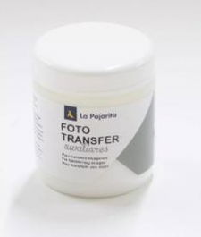 La Pajarita Gel Foto Transfer para Transferir Imágenes y Fotos a Múltiples Superficies, Bote 75 mL