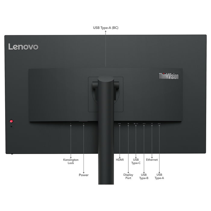 Lenovo ThinkVision T32p-30 Monitor 31.5" 4K UHD IPS 6ms 16:9 Negro con USB-C (90W), HDMI 2.0, DP 1.4