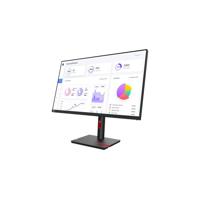Lenovo ThinkVision T32p-30 31,5 pulg. 4K UHD IPS Negro