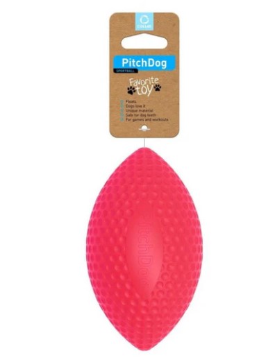 Collar Pet Pitchdog Pelota Ovalada Rosa 90x140mm Collar Pet Pitchdog Pelota Ovalada Rosa 90x140mm