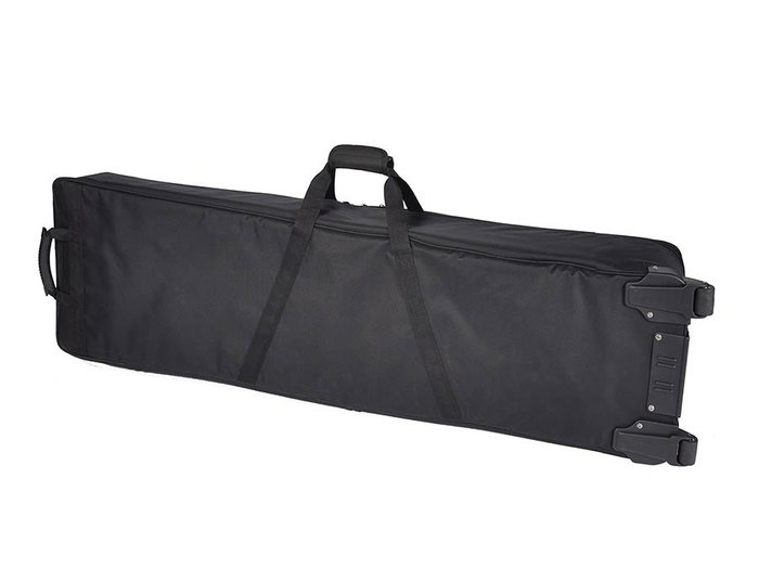 Funda Boston para Piano Acolchada 25 mm Negro/Gris con Ruedas