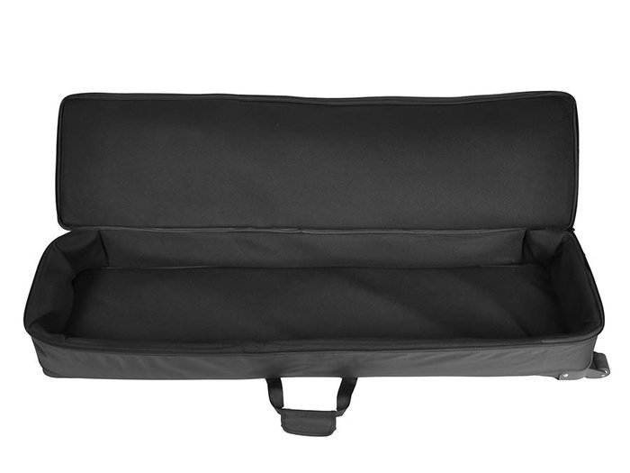 Funda Boston para Piano Acolchada 25 mm Negro/Gris con Ruedas