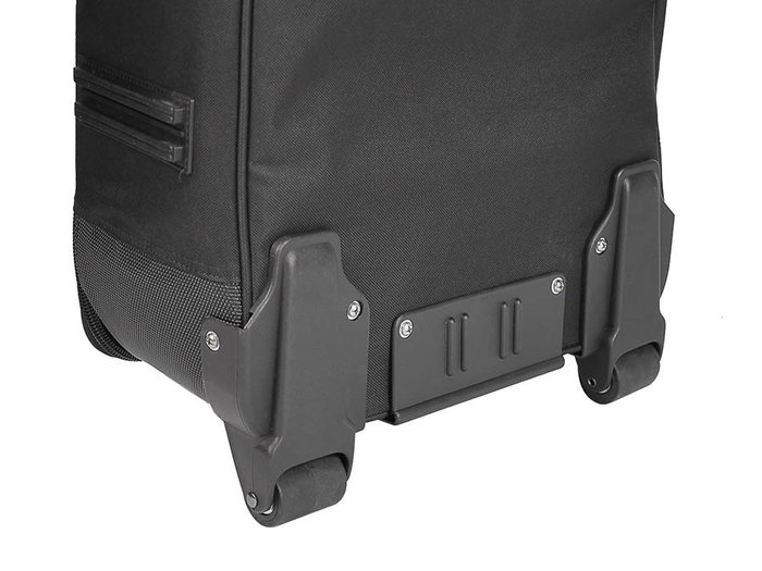 Funda Boston para Piano Acolchada 25 mm Negro/Gris con Ruedas