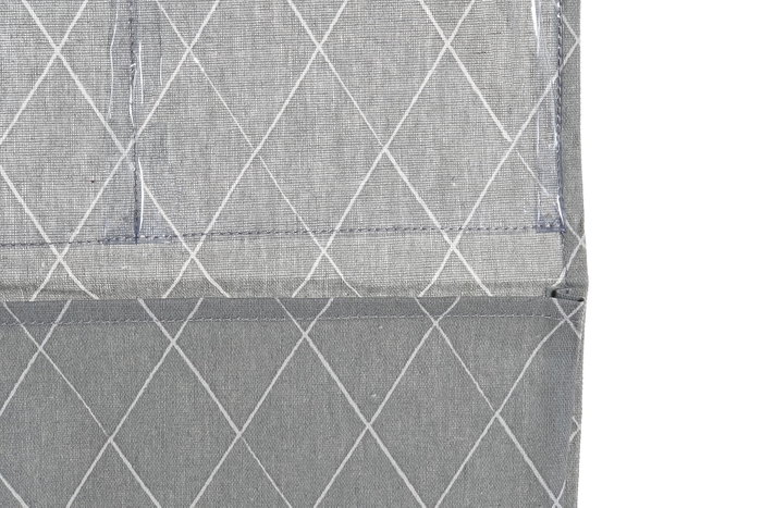 DKD Home Decor Organizador de Armario JAPAN STRIPES Gris y Blanco