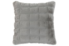 DKD Home Decor Cojín de Poliéster Gris Claro 45x8x45 cm