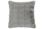 DKD Home Decor Cojín de Poliéster Gris Claro 45x8x45 cm