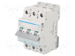 HAGER Interruptor magnetotérmico NCN 3 polos 25A 10kA