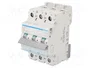 HAGER Interruptor magnetotérmico NCN 3 polos 25A 10kA