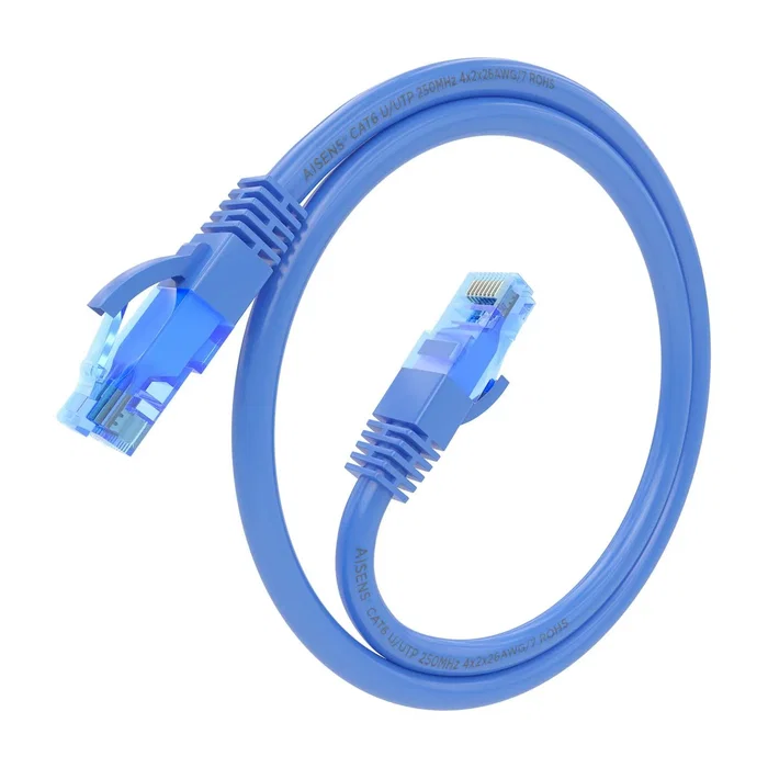 Aisens Cable de Red Cat6 UTP AWG26 CCA 25cm Azul Aisens Cable de Red Cat6 UTP AWG26 CCA 25cm Azul