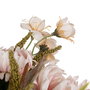 Bouquet Crisantemo Rosa Pvc-Tejido 52 cm (Set de 6)