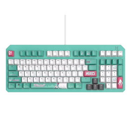 ASUS TUF Gaming K3 Gen II Hatsune Miku Edition Teclado Gaming Mecánico 96% RGB, Switches Optomecánicos, IP57, Español