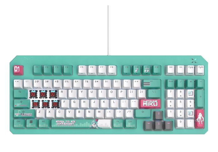 Asus TUF Gaming K3 Gen II Hatsune Miku Edition RGB Asus TUF Gaming K3 Gen II Hatsune Miku Edition RGB