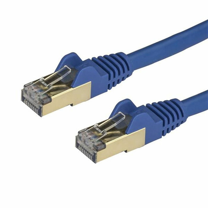 StarTech Cable de red Ethernet Cat6a STP de 0,5 m Azul