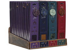 DKD Home Decor Incienso Varilla Set de 40 Piezas Aroma Lila Granate (Lavanda/Jazmín/Rosa/Sándalo)