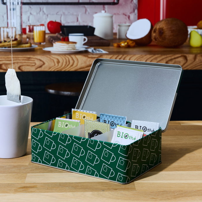 Cook Concept Caja Metal Thés con Compartimentos