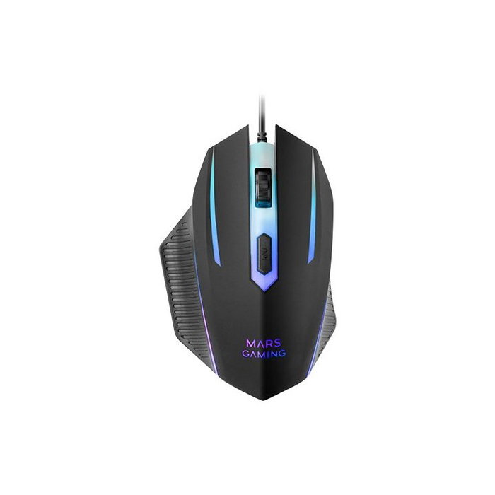 Mars Gaming MCP124PRO Combo Pack Gaming 4en1 - Teclado Híbrido Mecánico Disposición Francesa Azerty FR - Ratón 3200 DPI