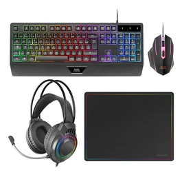 Mars gaming Combo Gaming 4 en 1 MCP124PROFR Negro AZERTY FR