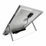 Edm Ventilador de pie solar blanco 25W con aspas de 40 cm