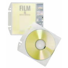 Durable Funda para CD Cover EASY transparente para 2 CDs/1 CD, 10 unidades