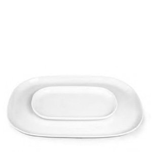 Verbano Fuente rectangular hotel para buffet, porcelana, 56.5x38.2x2.9 cm (Set de 2) Verbano Fuente rectangular hotel para buffet, porcelana, 56.5x38.2x2.9 cm (Set de 2)